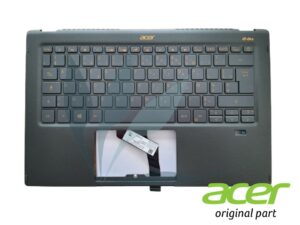 Clavier français rétro-éclairé avec repose-poignets vert neuf d'origine Acer pour Acer Swift SF514-55TA
