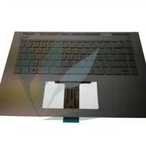Clavier français non rétro-éclairé avec repose-poignets argent neuf d'origine HP pour HP Pavilion 14-BK SERIES