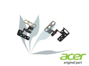 Paire de charnières droite / gauche neuve d'origine Acer pour Acer Aspire A515-52