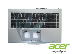 Clavier français avec plasturgie repose-poignets grise neuf d'origine Acer pour Acer Aspire A315-59
