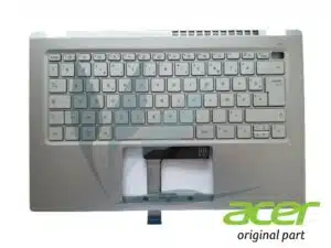 clavier français rétro-éclairé avec plasturgie argent neuf d'origine Acer pour Acer Swift SF314-44