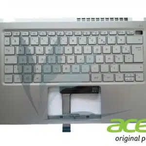 clavier français rétro-éclairé avec plasturgie argent neuf d'origine Acer pour Acer Swift SF314-44