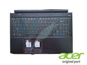 Clavier français rétro-éclairé avec repose-poignets noir neuf d'origine Acer pour Acer Predator Helios PH315-53 -nous contacter en cas de doute sur la compatibilité avec votre modèle -