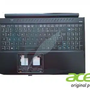 Clavier français rétro-éclairé avec repose-poignets noir neuf d'origine Acer pour Acer Predator Helios PH315-53 -nous contacter en cas de doute sur la compatibilité avec votre modèle -