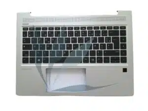 Clavier français rétro-éclairé avec repose-poignets argent neuf d'origine HP pour HP Probook 440 G6