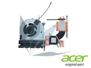 Bloc ventilateur Discrete neuf d'origine Acer pour Acer Travelmate TMP214-55G