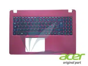 Clavier français avec repose-poignets rouge neuf d'origine Acer pour Acer Aspire A515-52G