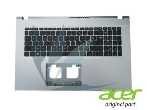 Clavier français avec plasturgie repose-poignets argent neuf d'origine Acer pour Acer Aspire A317-54