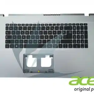 Clavier français avec plasturgie repose-poignets argent neuf d'origine Acer pour Acer Aspire A317-54