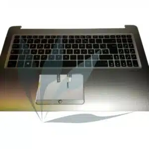 Clavier français avec repose-poignets gris doré neuf d'origine Asus pour Asus N580VD