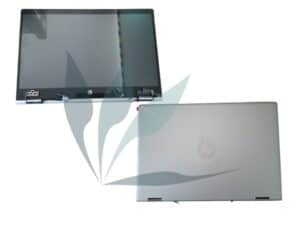 Module écran HD complet argent (dalle, tactile, capot, charnières, câbles...) neuf pour HP Pavilion 14-DD0000NF