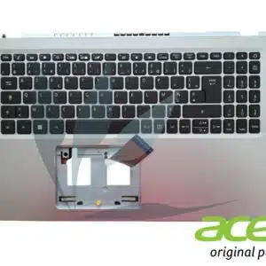 Clavier français avec repose-poignets argent neuf d'origine Acer pour Acer Aspire A115-32