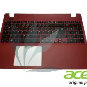 Clavier français avec repose-poignets rouge neuf d'origine Acer pour Acer Aspire ES1-571