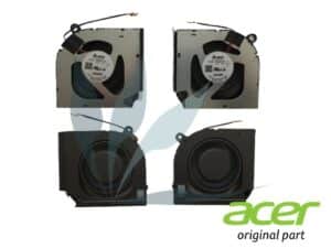 Paire de ventilateurs (gauche/droit) neufs d'origine Acer pour Acer Aspire Nitro AN16-41
