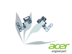 Paire de charnières (gauche/droite) neuves d'origine Acer pour Acer Aspire A515-43