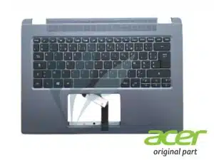 Clavier français rétro-éclairé avec plasturgie repose-mains grise neuf d'origine Acer pour Acer Travelmate TMP414-51