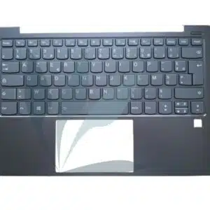 Clavier français avec plasturgie repose-poignets gris foncé neuf d'origine Lenovo pour Lenovo Ideapad S530-13IWL