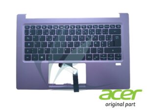 Clavier français rétro-éclairé avec repose-poignets pourpre neuf d'origine Acer pour Acer Swift SF314-42