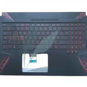 Clavier français avec plasturgie repose-poignets noire neuf d'origine Asus pour Asus TUF504GM
