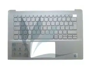 Clavier français avec plasturgie repose-poignets argent neuf d'origine Dell pour Dell Inspiron 5490