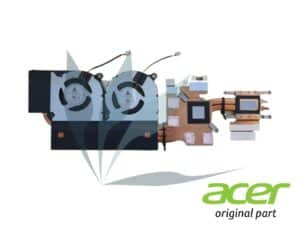 Bloc ventilateur Discrete neuf d'origine Acer pour Acer Aspire A715-74G (pour modèles avec carte graphique GTX1060)