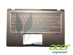 Clavier français rétro-éclairé avec repose-poignets argent pour Acer Swift SF314-43