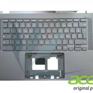 Clavier français rétro-éclairé avec plasturgie repose-poignets neuf d'origine Acer pour Acer Chromebook CB514-3HT