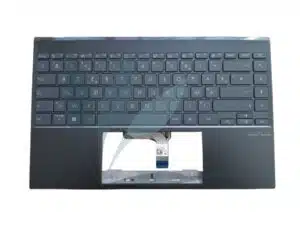 Clavier français avec plasturgie repose-poignets gris foncé neuf d'origine Asus pour Asus UX425EA