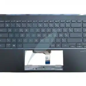 Clavier français avec plasturgie repose-poignets gris foncé neuf d'origine Asus pour Asus UX425IA