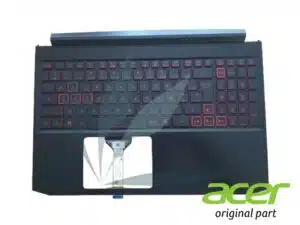 Clavier français rétro-éclairé avec plasturgie repose-poignets noire neuf d'origine Acer pour Acer Aspire Nitro AN515-57