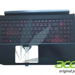 Clavier français rétro-éclairé avec plasturgie repose-poignets noire neuf d'origine Acer pour Acer Aspire Nitro AN515-57