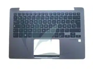 Clavier français avec plasturgie repose-poignets grise neuf d'origine Asus pour Asus UX331
