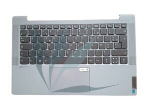 Clavier français avec plasturgie repose-poignets grise neuf d'origine Lenovo pour Lenovo Ideapad 5-14ARE05