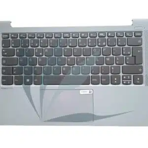 Clavier français avec plasturgie repose-poignets grise neuf d'origine Lenovo pour Lenovo Ideapad 5-14ARE05