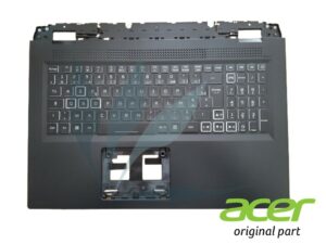 Clavier français rétro-éclairage blanc avec plasturgie repose-poignets noire neuf d'origine Acer pour Acer Aspire Nitro AN517-55