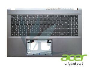 Clavier français avec plasturgie repose-poignets grise neuf d'origine Acer pour Acer Extensa 215-55