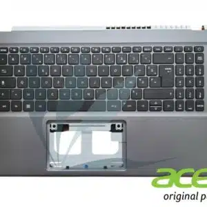 Clavier français avec plasturgie repose-poignets grise neuf d'origine Acer pour Acer Extensa 215-55