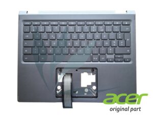 Clavier français rétro-éclairé avec repose-poignets gris neuf d'origine Acer pour Acer Chromebook CP713-2W