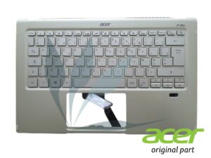 Clavier français rétro-éclairé avec plasturgie repose-poignets dorée neuf d'origine Acer pour Acer Swift SF514-55T