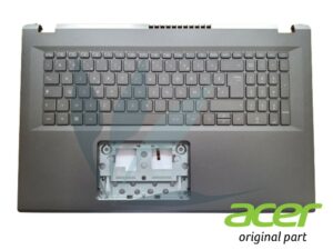 Clavier français rétro-éclairé avec plasturgie repose-poignets grise neuf d'origine Acer pour Acer Aspire A517-58M