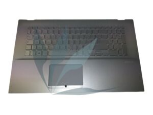 Clavier français avec plasturgie repose-poignets argent neuf d'origine Asus pour Asus P1701FB