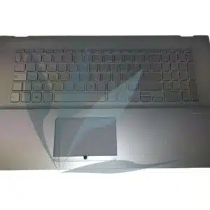 Clavier français avec plasturgie repose-poignets argent neuf d'origine Asus pour Asus P1701FB