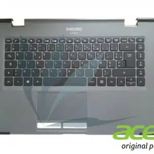 Clavier français rétro-éclairé avec plasturgie repose-poignets grise neuf d'origine Acer pour Acer Enduro EUN314-51W