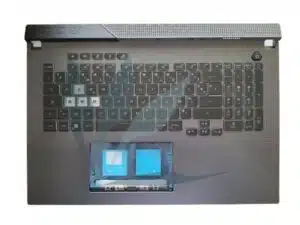 Clavier français avec plasturgie repose-poignets grise neuf d'origine Asus pour Asus G713IE
