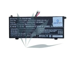 Batterie 46Wh Li-ion 7.6V 6000mAh compatible pour Toshiba Sattelite Pro C40-G