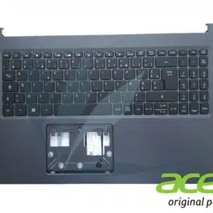 Clavier français rétro-éclairé avec repose-poignets noir neuf d'origine Acer pour Acer Aspire A515-45G