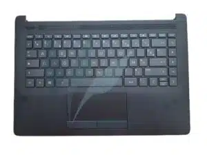 Clavier français avec plasturgie repose-poignets noire neuf pour HP Pavilion 14-CM SERIES