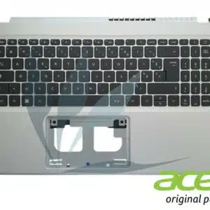 Clavier français avec plasturgie repose-poignets argent neuf d'origine Acer pour Acer Aspire A315-44P