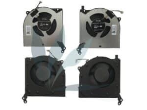 Paire de ventilateurs droite/gauche à sertir neufs pour Lenovo Legion 5-15ARH05H