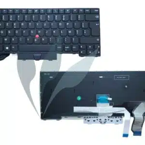 Clavier français rétro-éclairé neuf pour Lenovo Thinkpad T14 Gen 2 (type 20X1, 20X2)